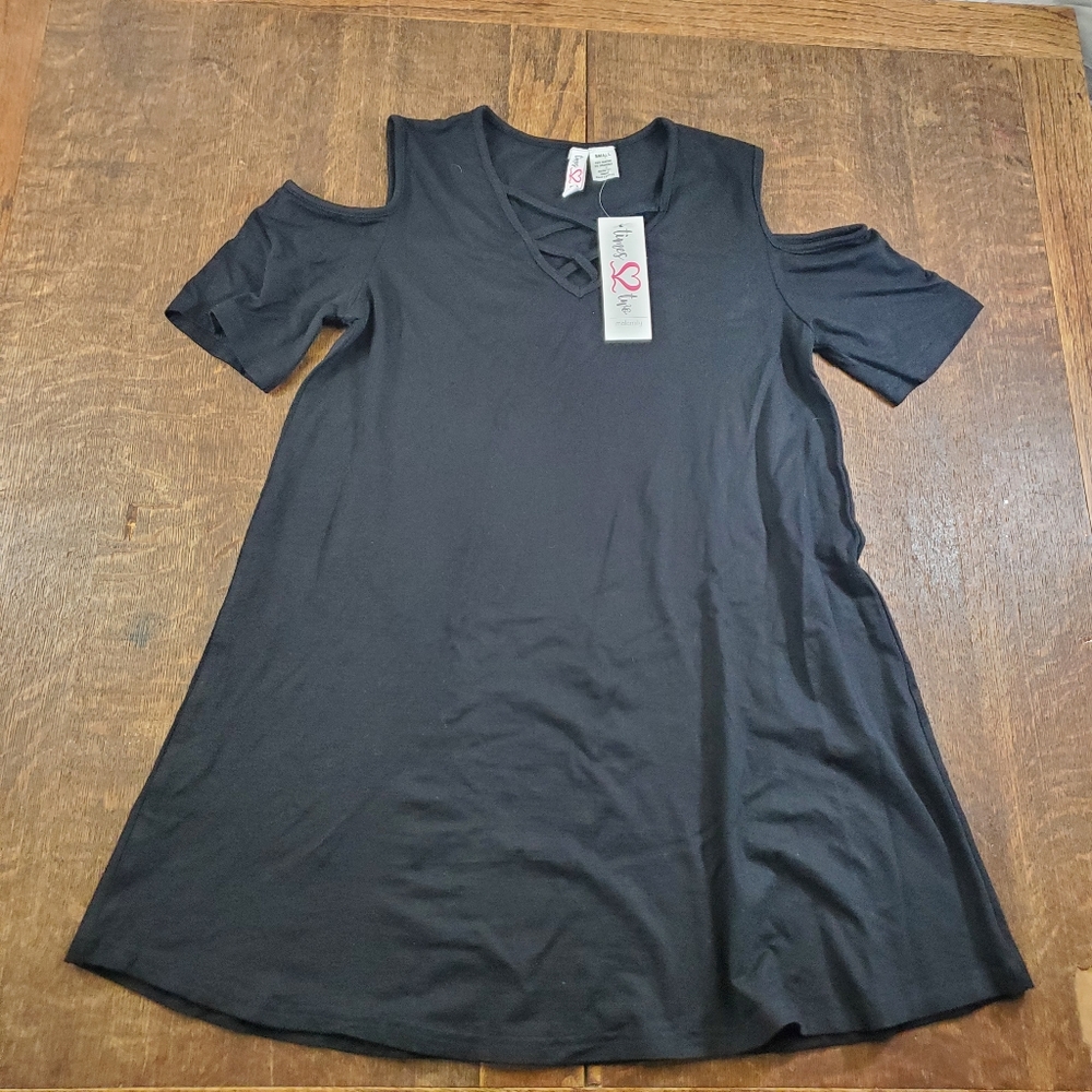 Times Two black maternity top